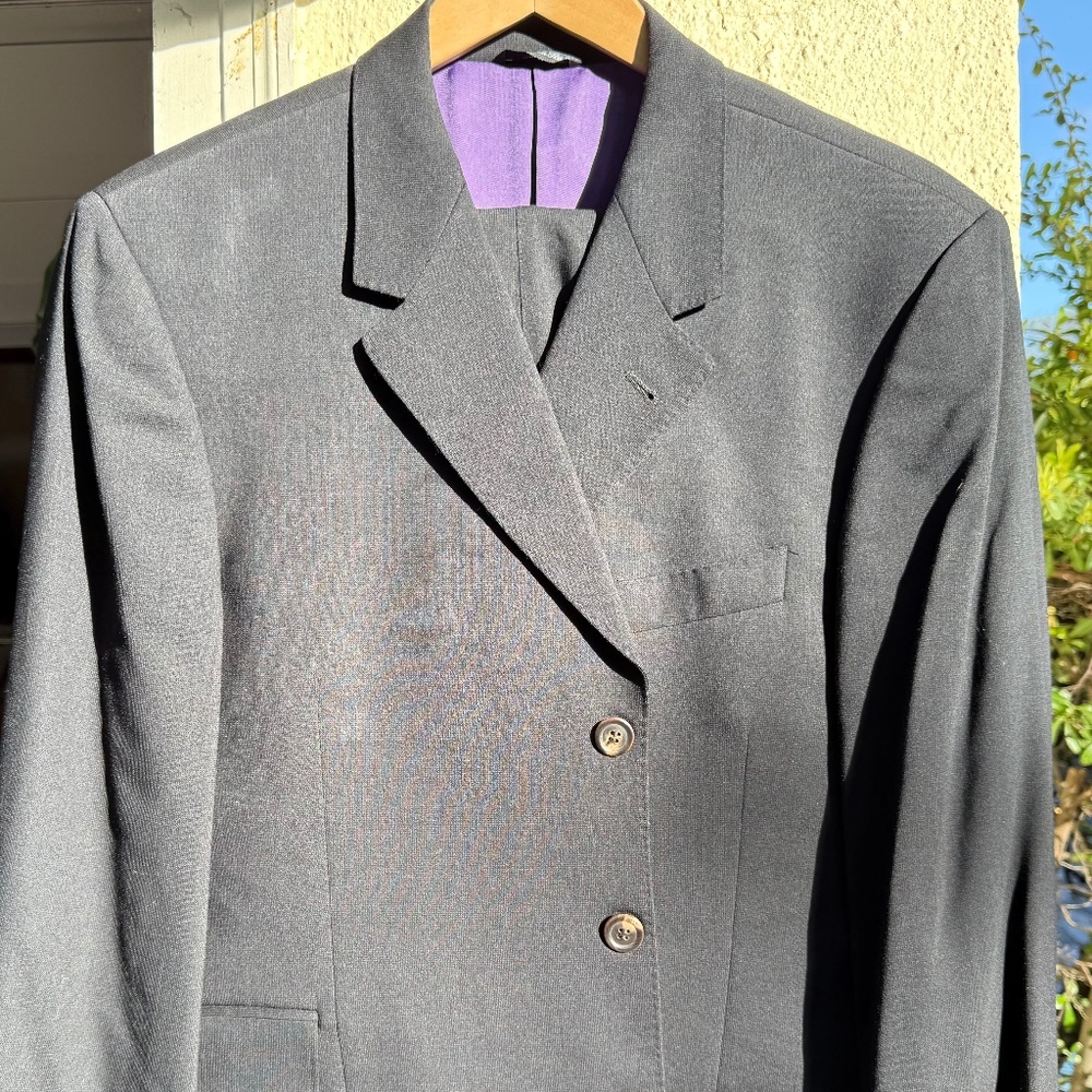 Paul Smith Navy Suit in Wool, Made in Italy